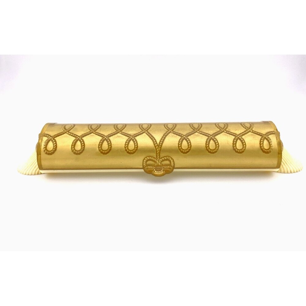 Vintage Speidel Golden Chord Watch Band Box Bracelet Display Case Retro 1950s